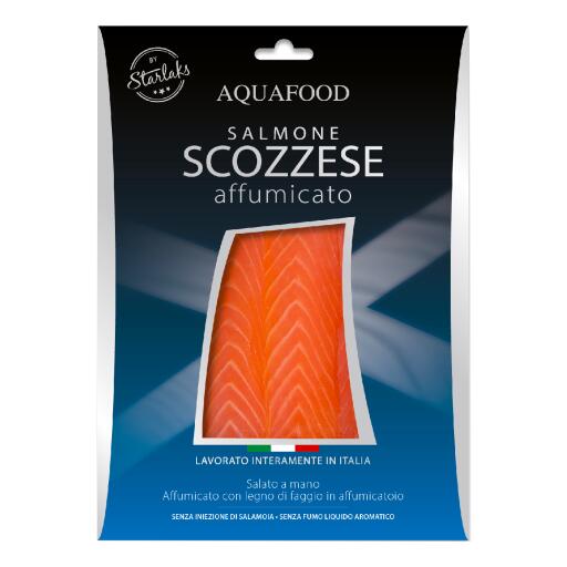 Salmone scozzese fetta lunga 50g Starlaks