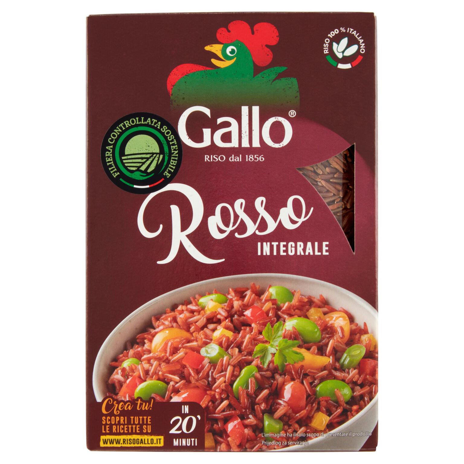 Riso rosso integrale 500g Gallo