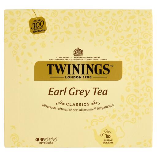 Twinings tè earl grey classico 50 filtri