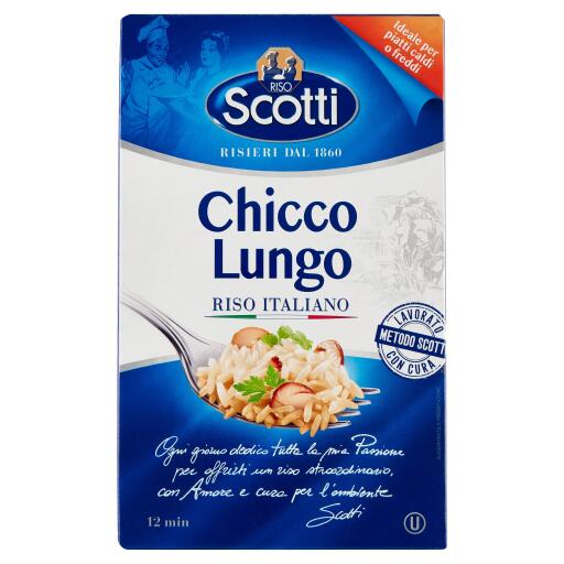 Riso italiano chicco lungo 800g Scotti