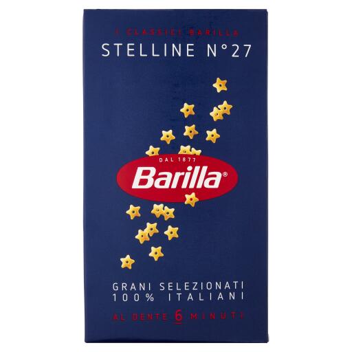 Stelline pasta di semola di grano duro n°27 500g Barilla