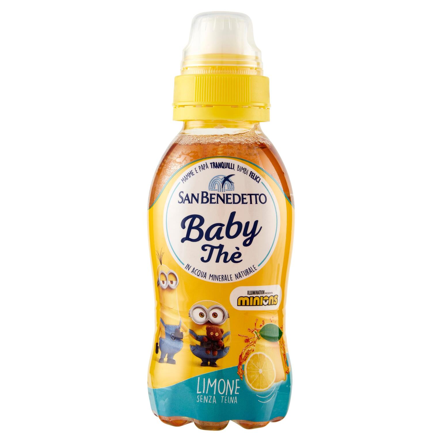 Thè deteinato al limone San Benedetto 25cl Push&Pull