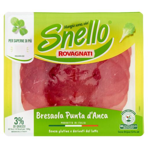 Bresaola Snello punta d'anca 70g Rovagnati