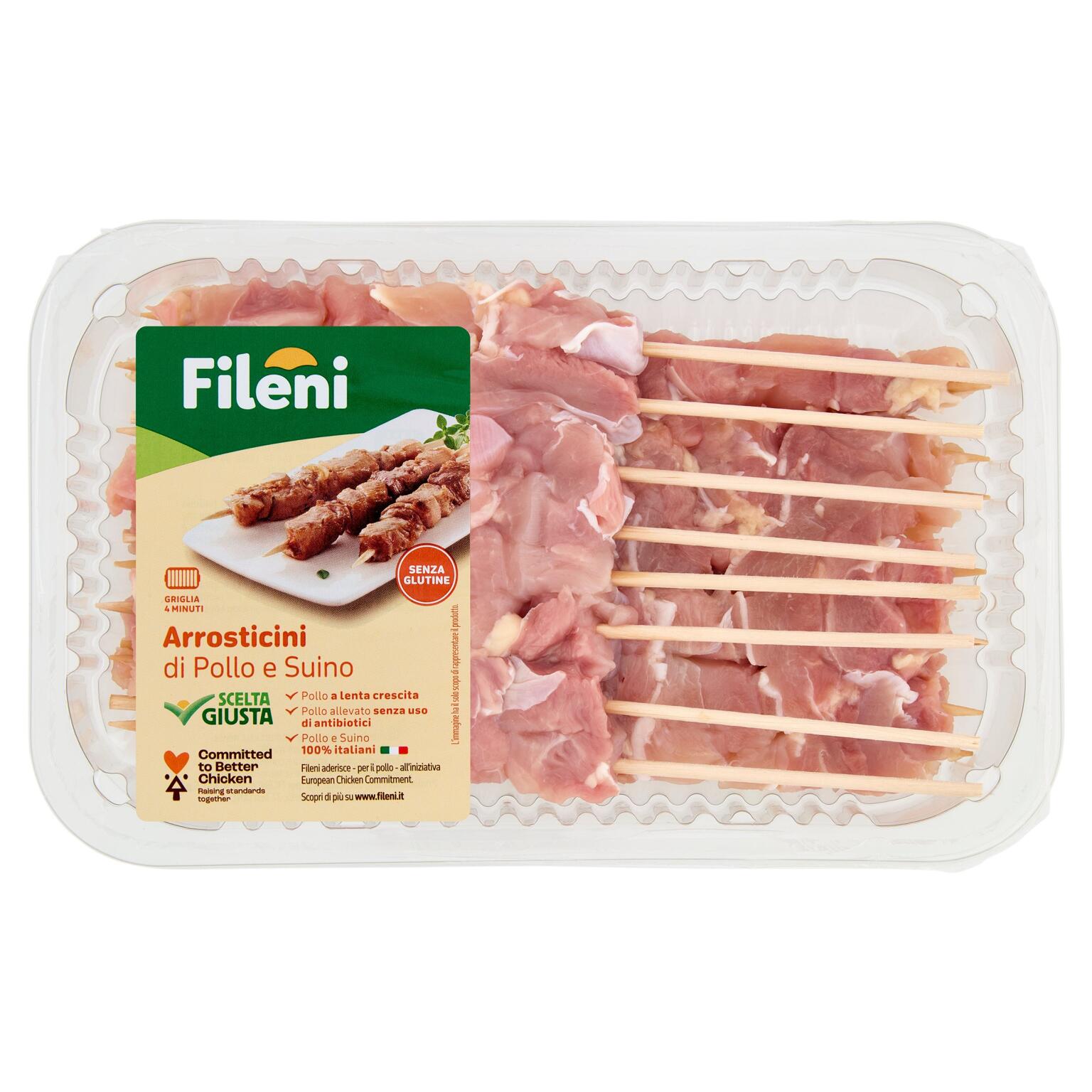 Arrosticini di tacchino,pollo e suino 340g