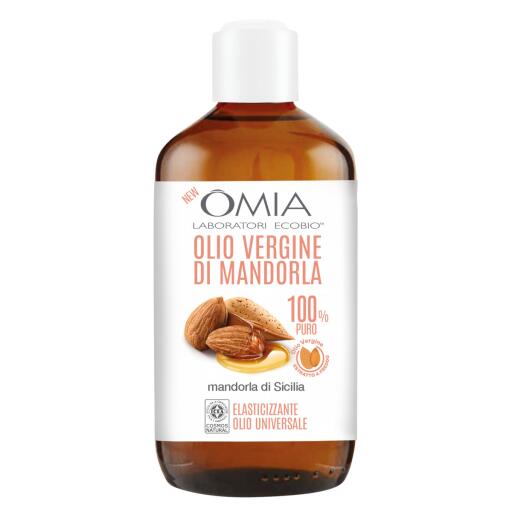 Olio corpo Vergine di mandorla 200ml, Omia