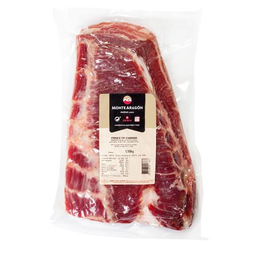 Pancetta tesa stagionata a metà Iberica