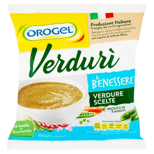 Verdurì verdure scelte 600g Orogel