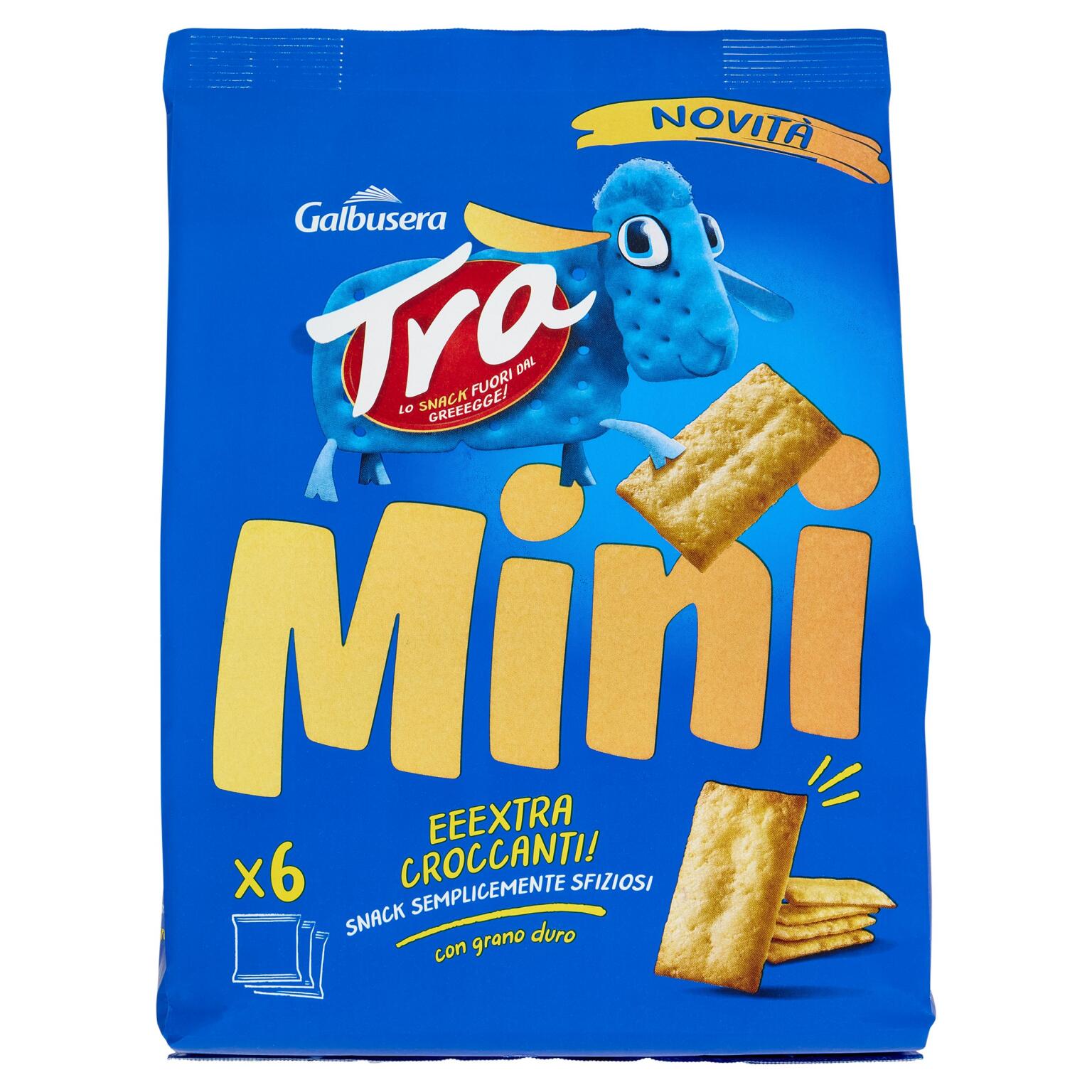 Tra mini snack con grano duro 6x30g Galbusera