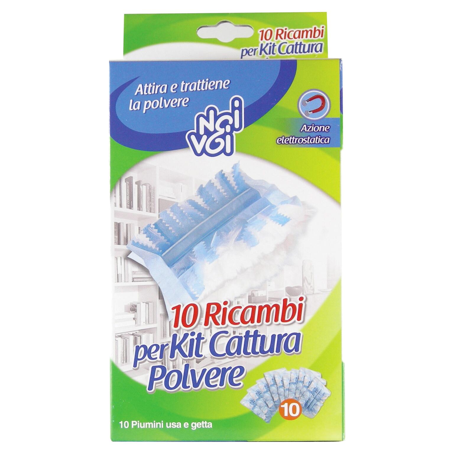 10 ricambi x kit catturapolvere Noi&Voi