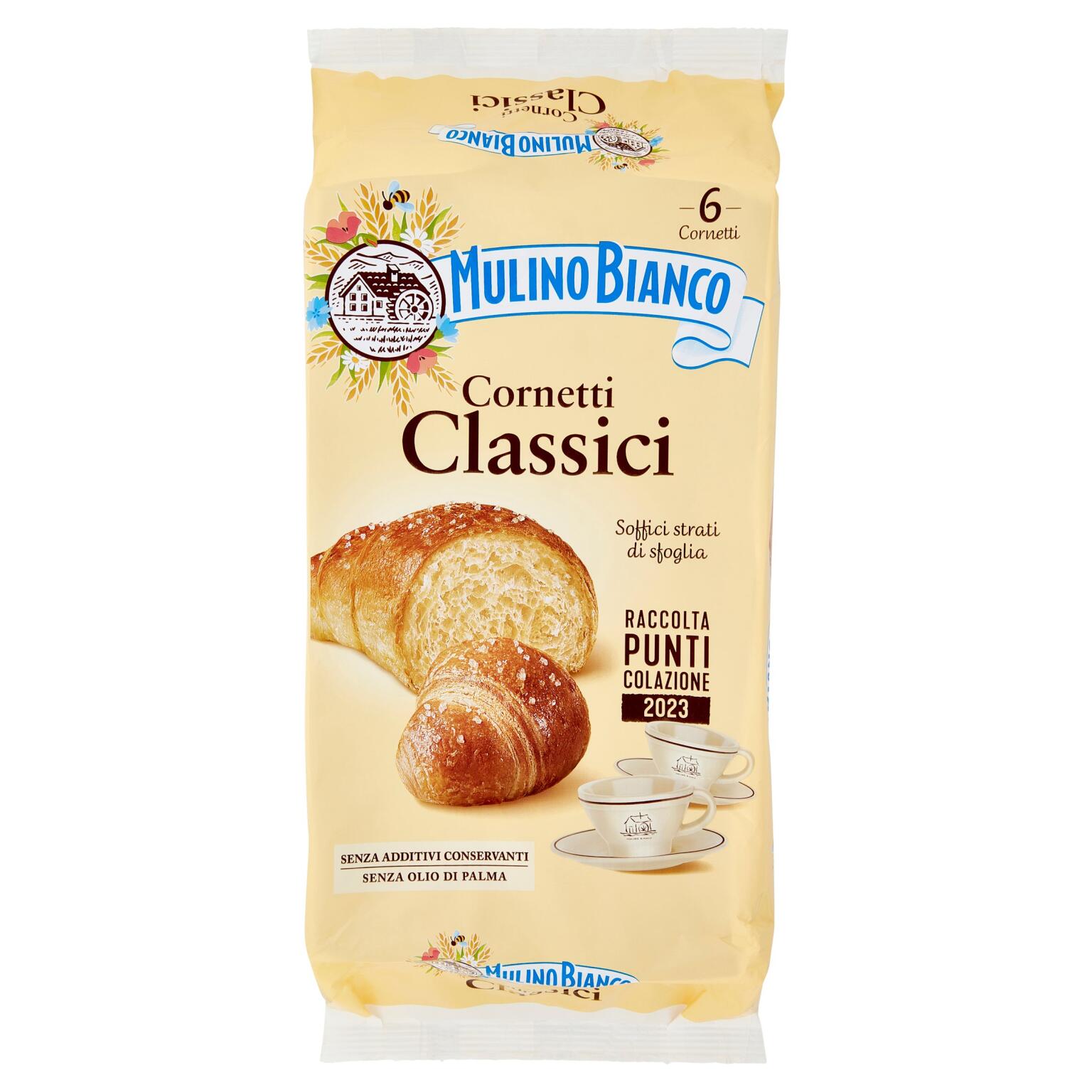Cornetti Classici sfoglia 6 pezzi 240g Mulino Bianco