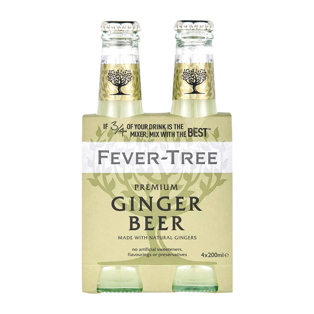 Fever Tree ginger beer 4x200ml