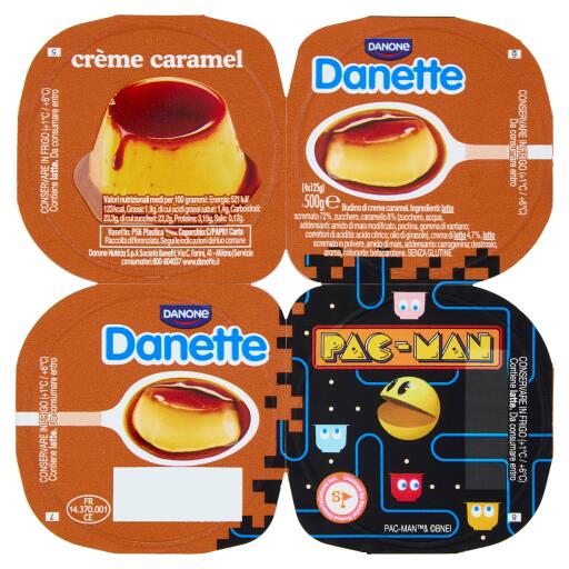 Danette al creme caramel 4x125g Danone