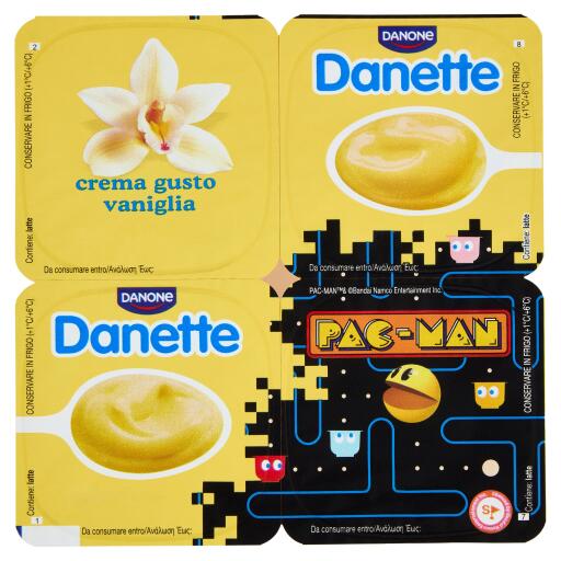 Danette crema alla vaniglia 4x125g Danone