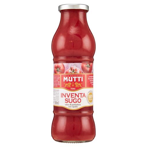Inventa sugo salsa con pomodoro e cipolla bottiglia 560g Mutti