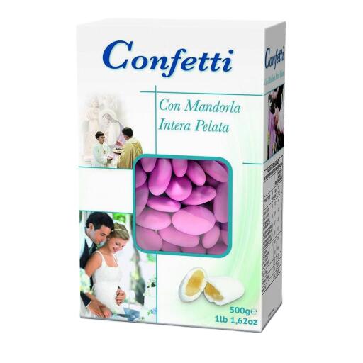 Confetti alla mandorla pelata Elite 500g Rosa