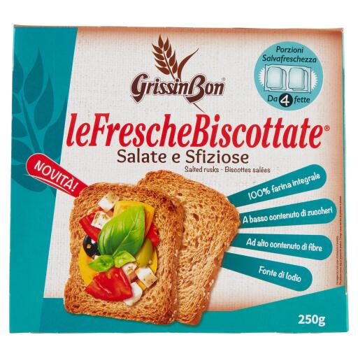Le Fresche Biscottate Salate&Sfiziose 250g Grissi n Bon