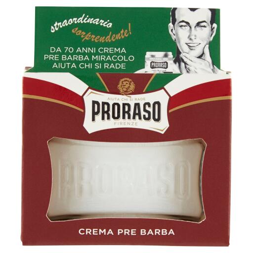 Crema pre barba rinfrescante e tonificante con olio di eucalipto e mentolo 100ml Proraso