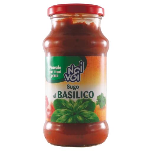 Sugo al pomodoro e basilico 350g Noi&Voi