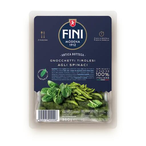 Gnocchi tirolesi con spinaci 350g Antica bottega