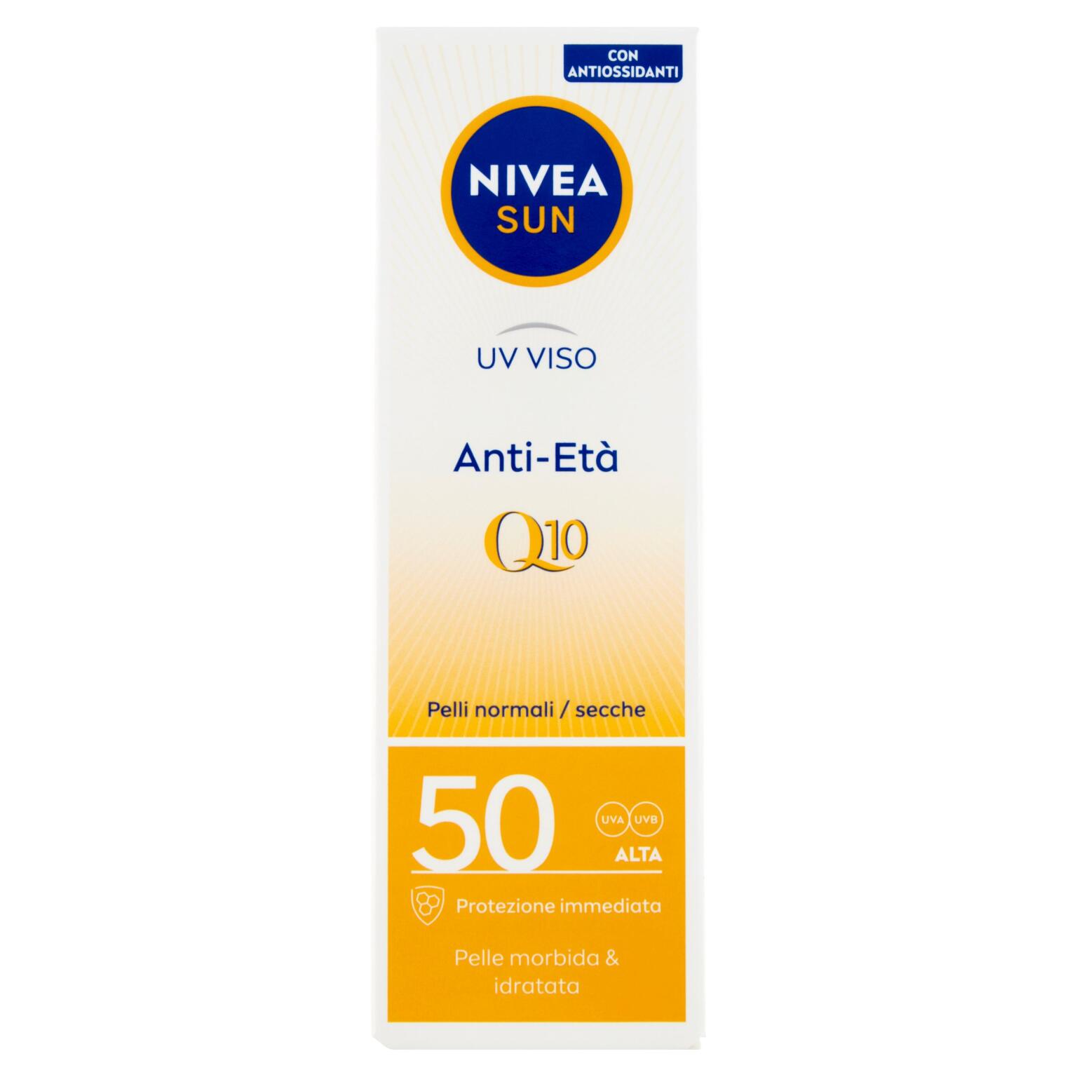 Crema viso anti rughe 50ml Nivea sun