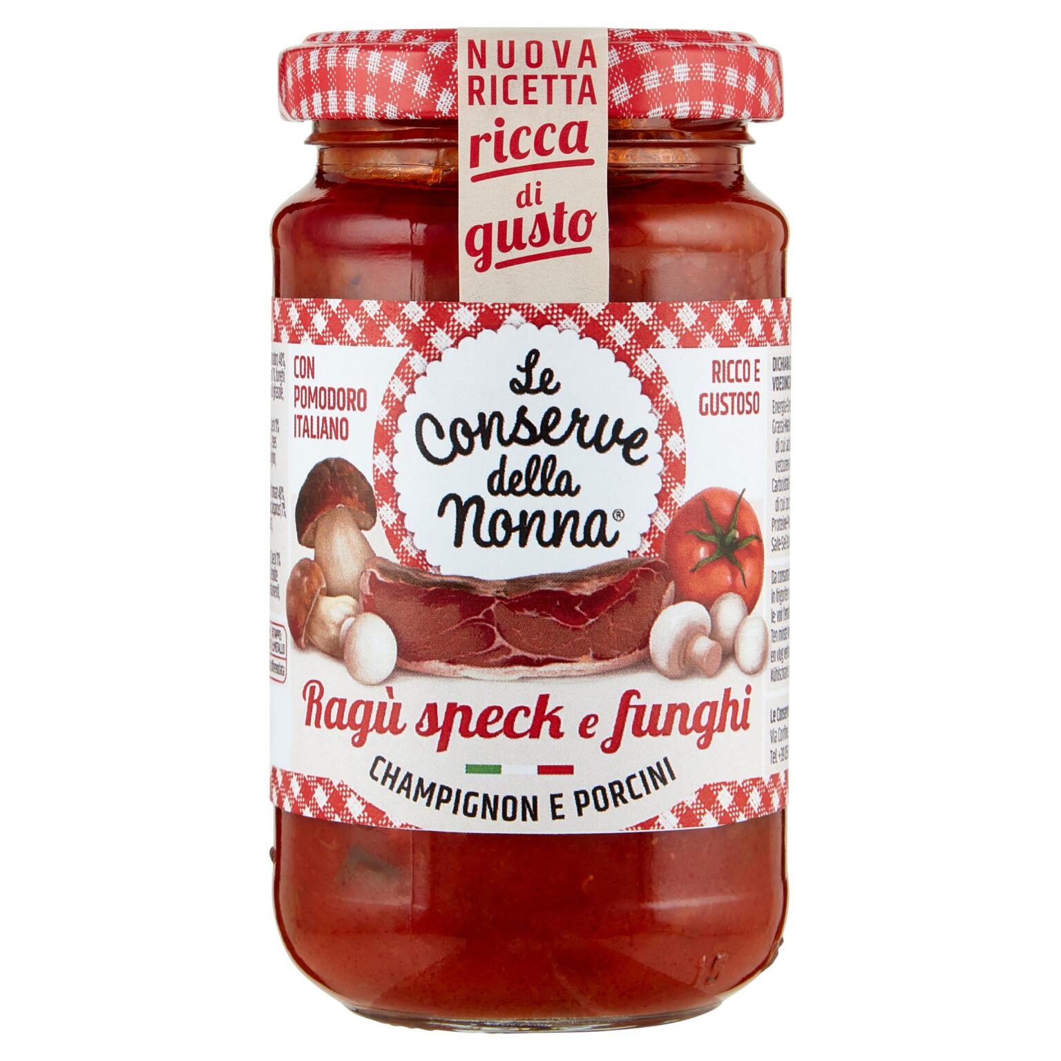 Ragù Speck e Funghi 190g le Conserve della Nonna