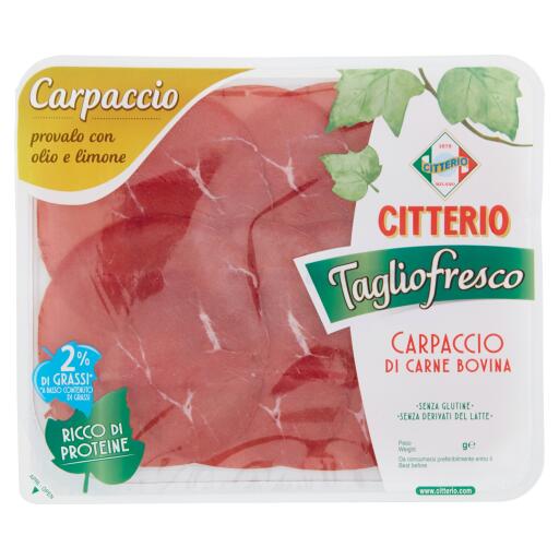 Carpaccio di bovino 90g Tagliofresco Citterio