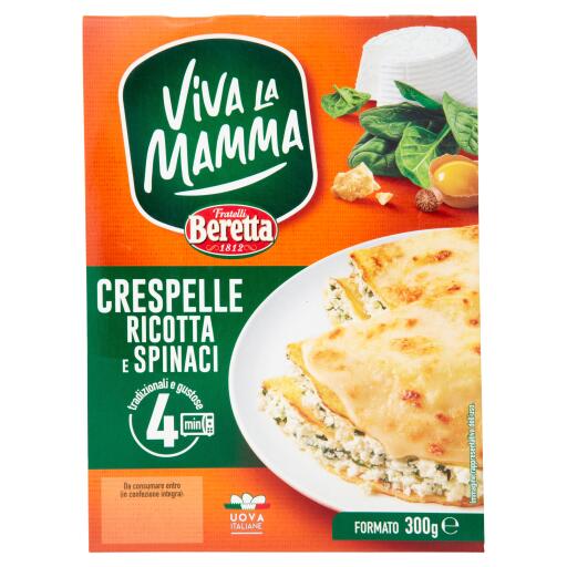 Crespelle con ricotta e spinaci 300g Viva la mamma