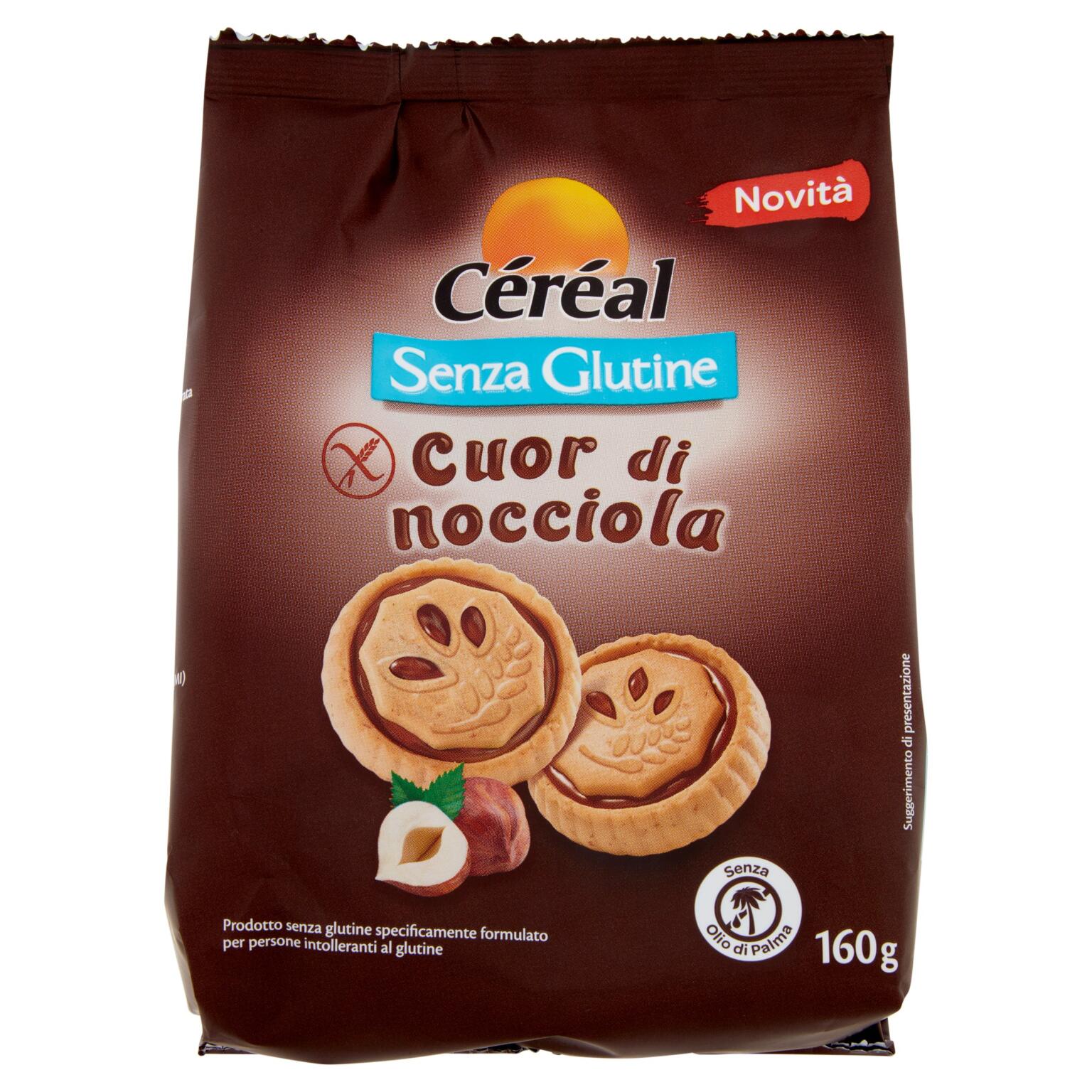 Cuor di Nocciola senza glutine 160g Cereal