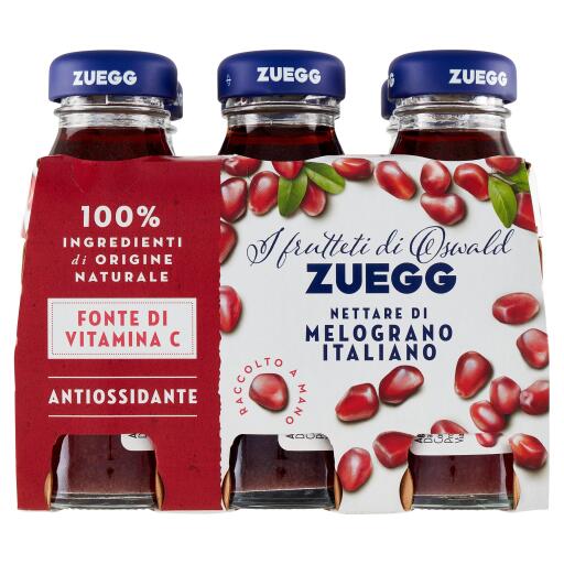 Nettare di Melograno a base di succo concentrato 6x125ml Zuegg