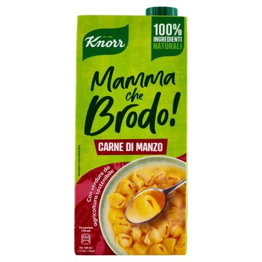 Brodo liquido di Manzo 1l "Mamma che Brodo" knorr