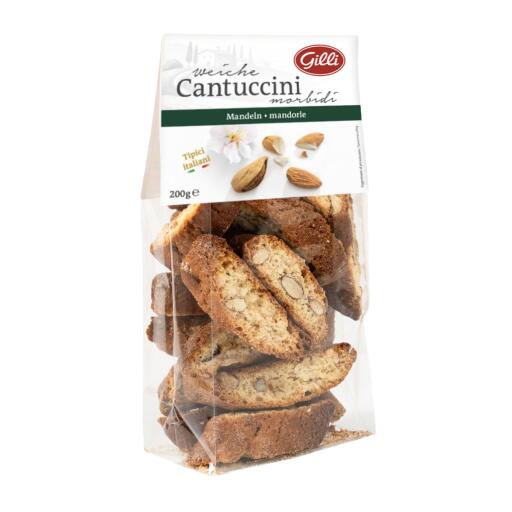 Cantuccini morbidi alle mandorle da 200g Gilli