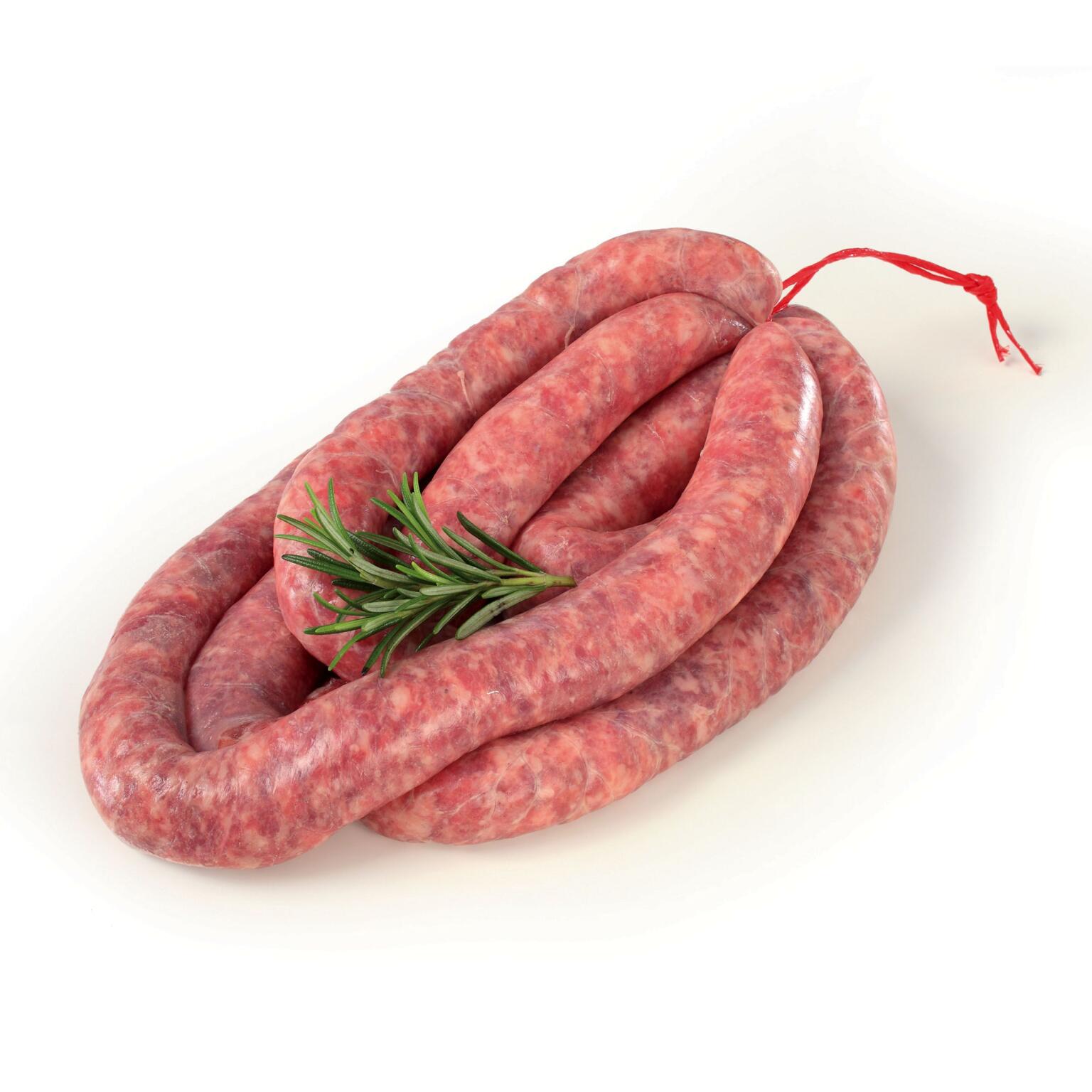 Salsiccia Luganega di suino confezione kg.2,50 Atp