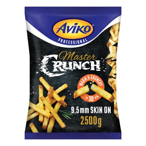 Patate Mustercrunch con buccia 9,5mm 2,5kg Aviko