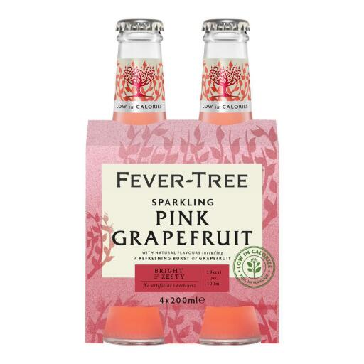Fever Tree Pink Grapefruit 4x200ml