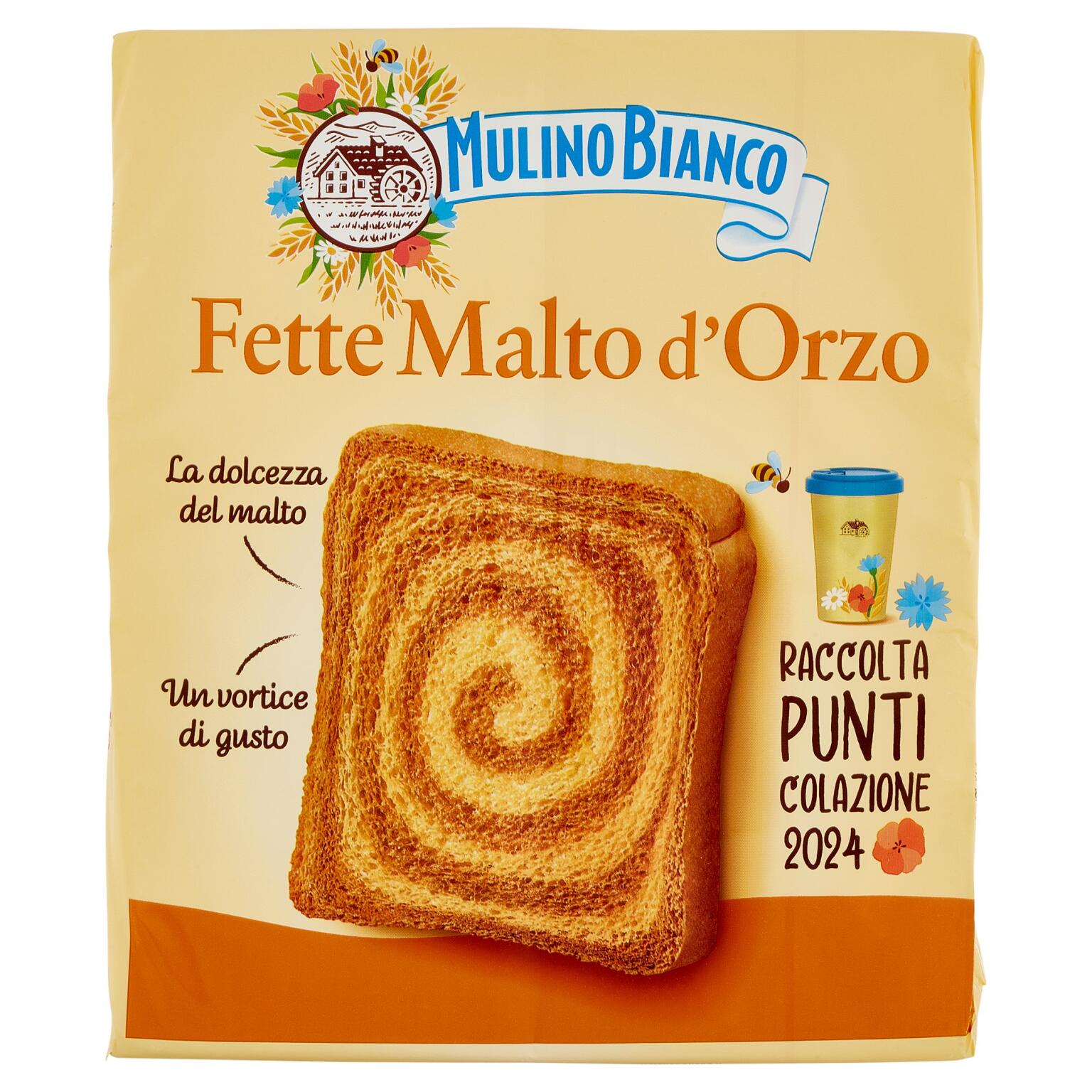 Fette biscottate le malto d'orzo 315g Mulino Bianco