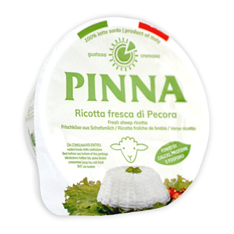 Ricotta fresca di pecora 100% latte italiano 250g Pinna