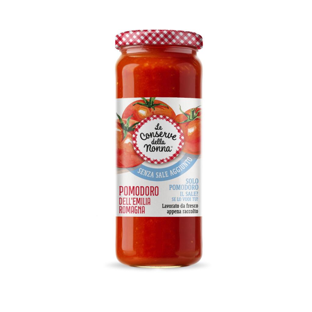 Passata di pomodoro dell'Emilia Romagna senza sale 420g Le conserve della nonna