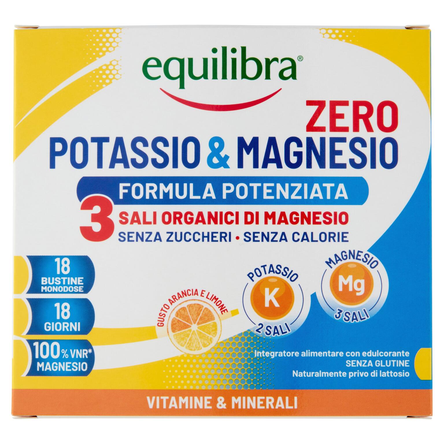Potassio e Magnesio Zero 3-18 in Buste Equilibra