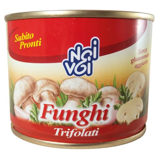 Funghi trifolati in olio di girasole 180g Noi&Voi