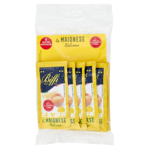 Maionese bustine 10gx6 monodose Biffi
