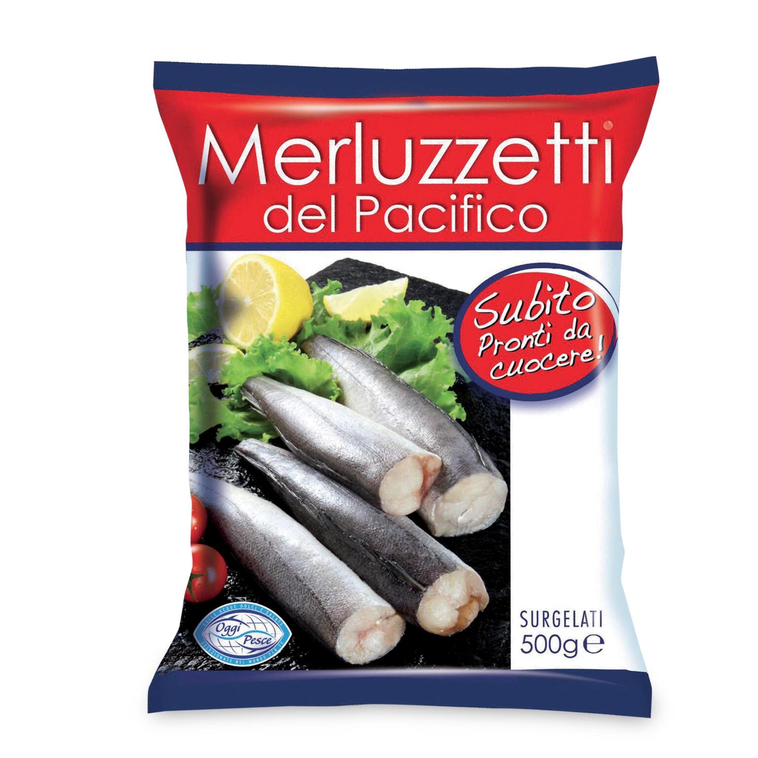 Merluzzetti del pacifico 80/120 500g Oggi Pesce
