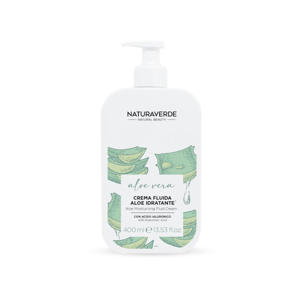 Crema Corpo Fluida Aloe Idratante 400ml Naturaverde