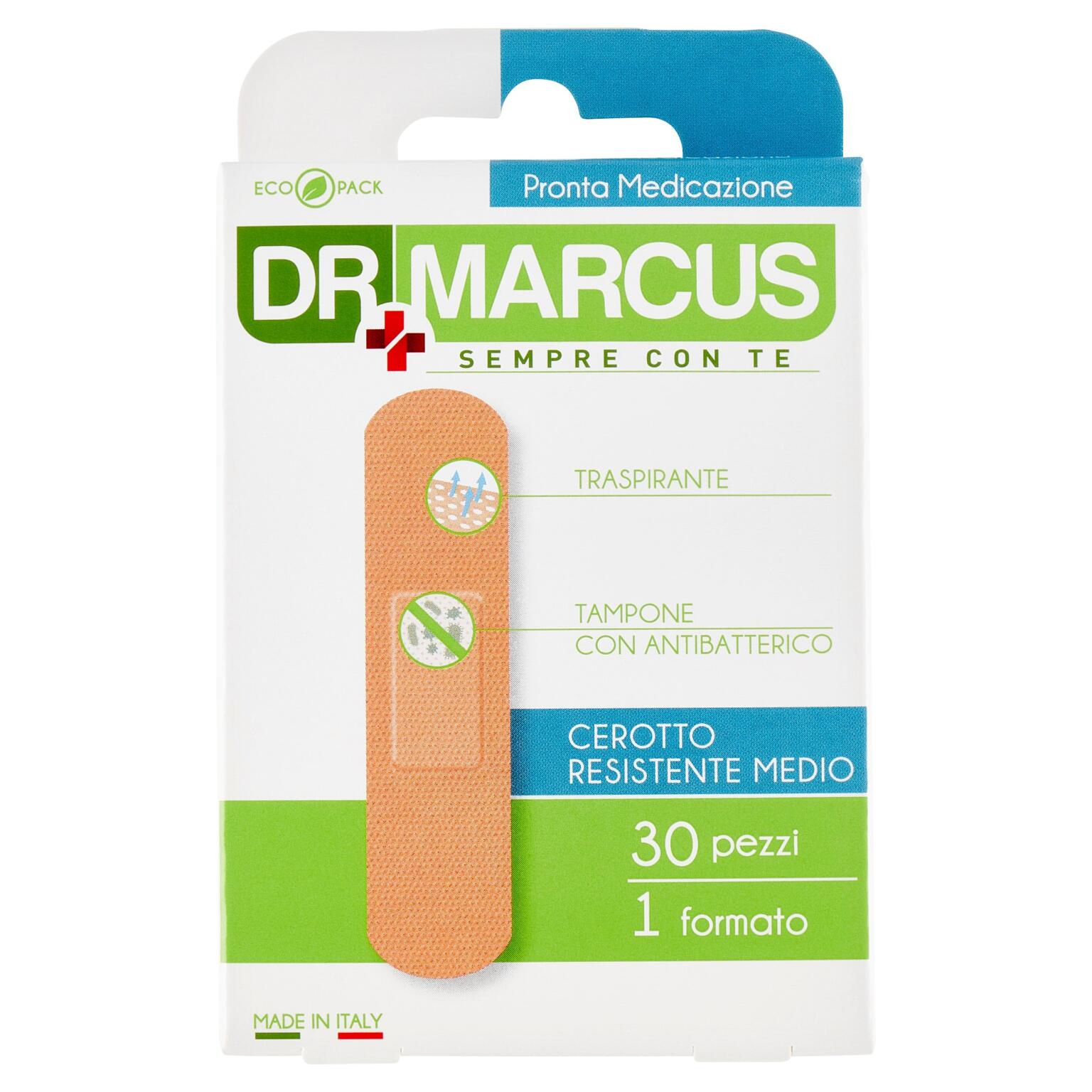 Cerotti resistenti antibiotici 30 pezzi Dr Marcus