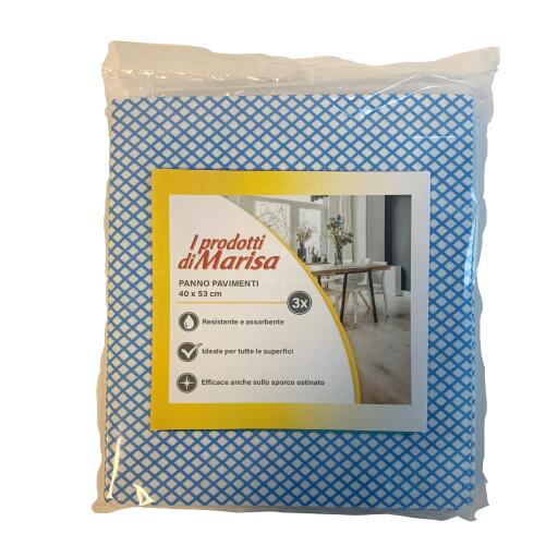 Panno per pavimenti da 3pz 40x53cm Marisa