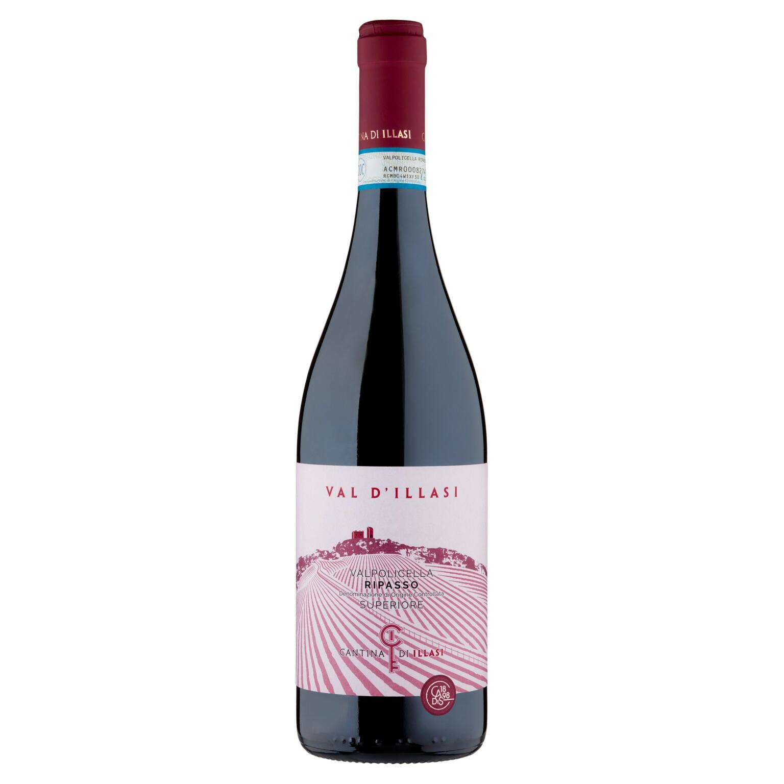 Valpolicella Superiore Ripasso Doc cl75 Val D'Illasi