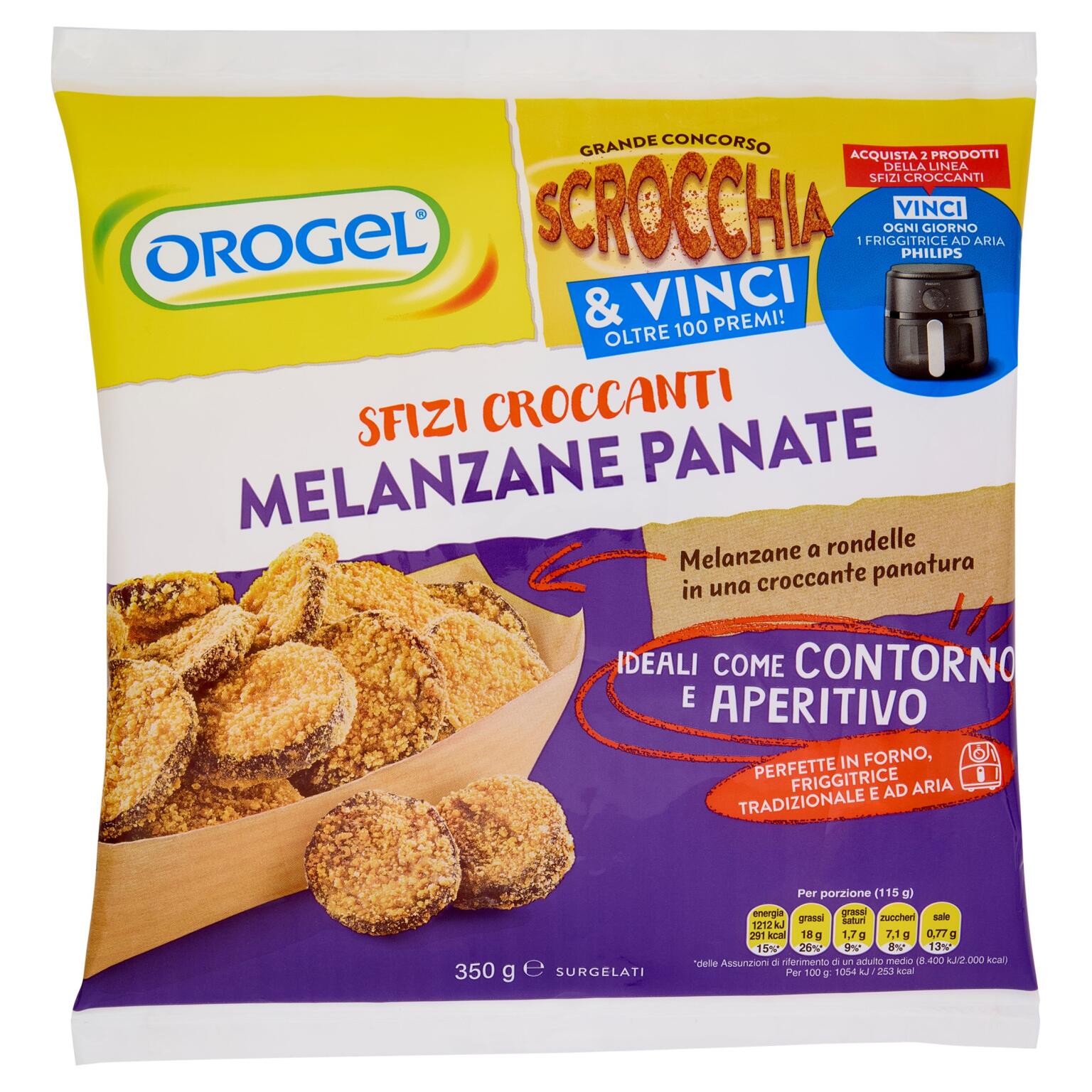 Melanzane Panate da 350g Orogel