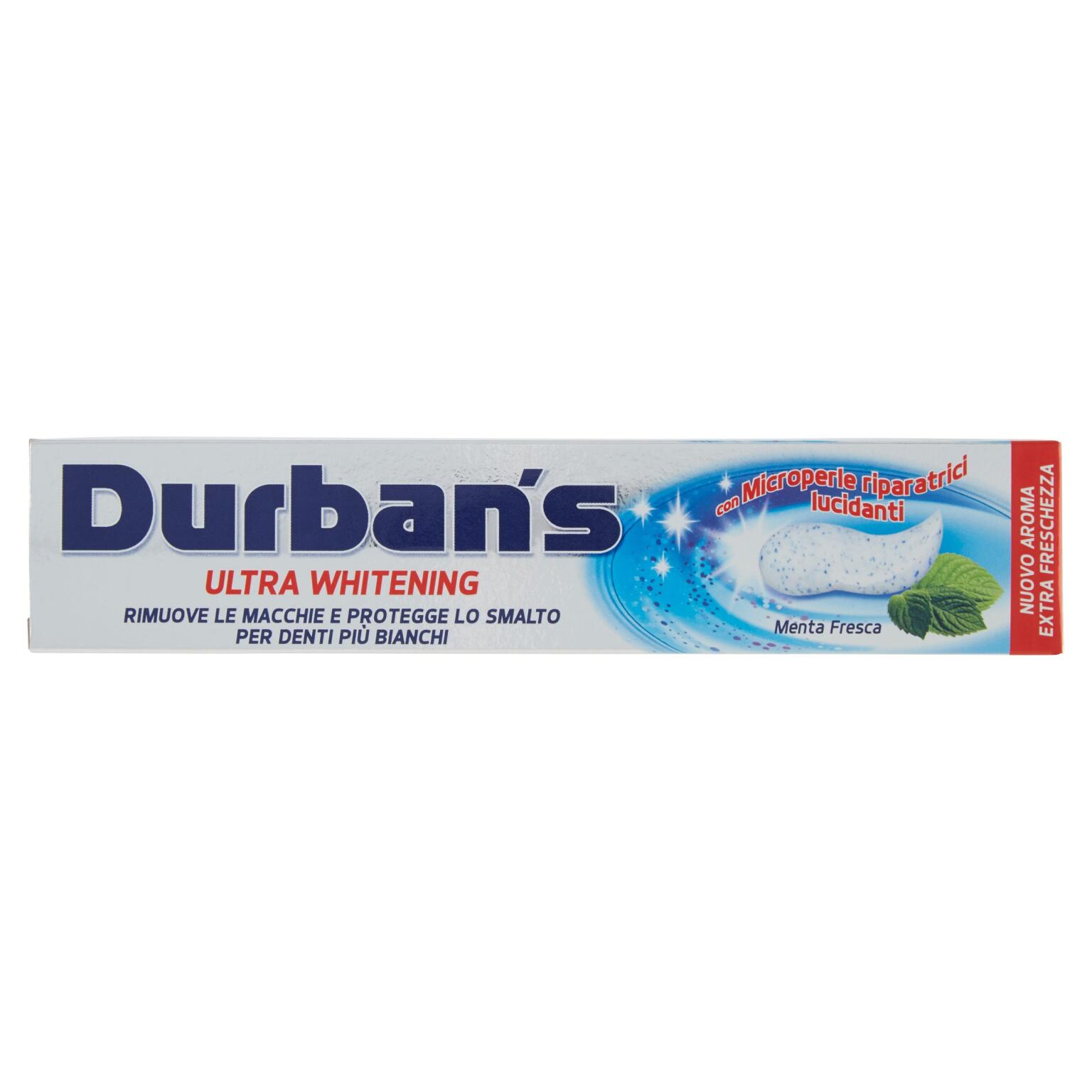 Dentifricio ultra sbiancante protegge lo smalto calcium system 75ml Durban's