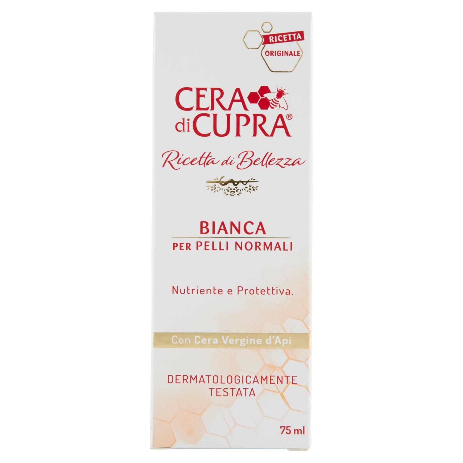 Crema viso bianca 75ml in tubo Cera di Cupra