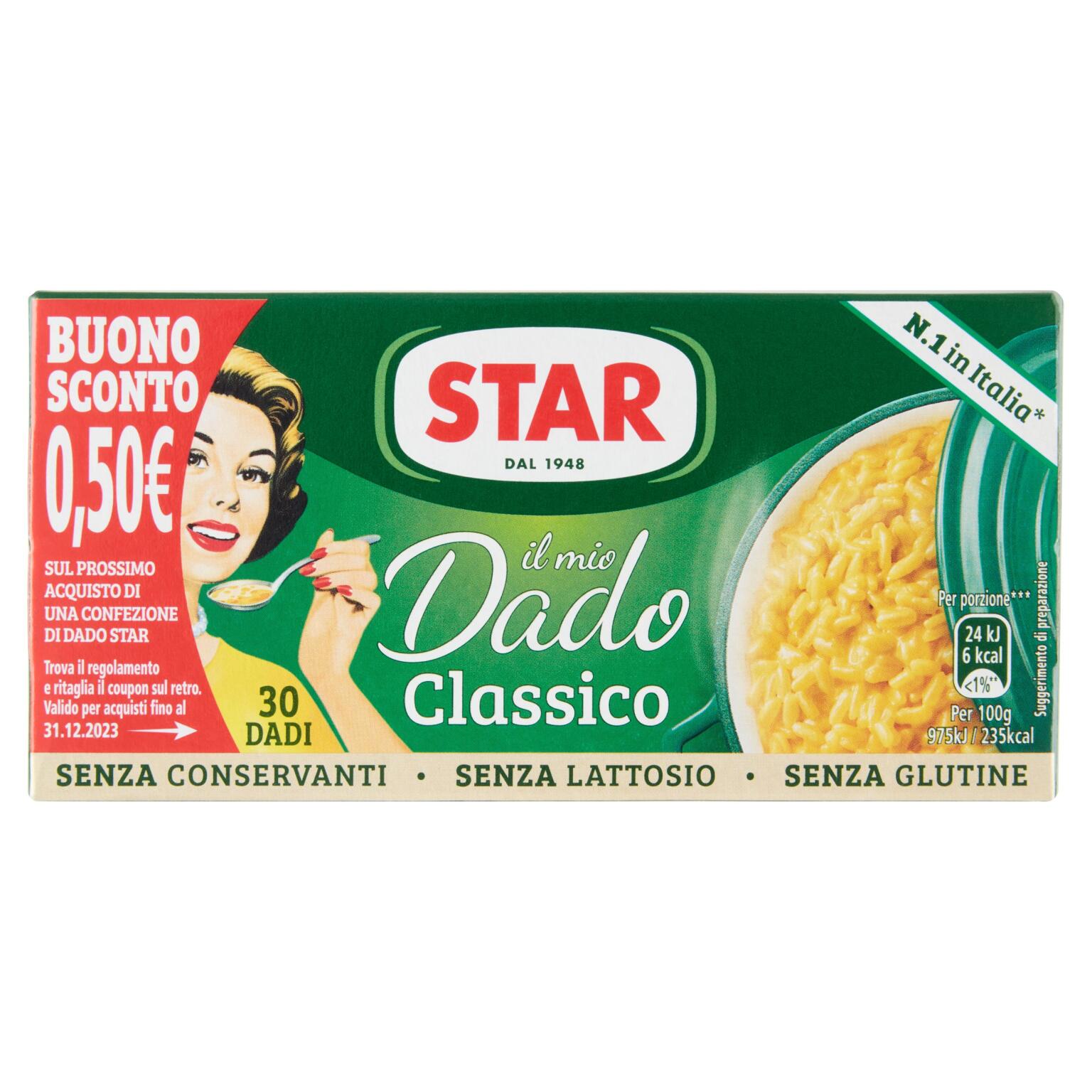 Dado Classico 30 cubi 300g Star