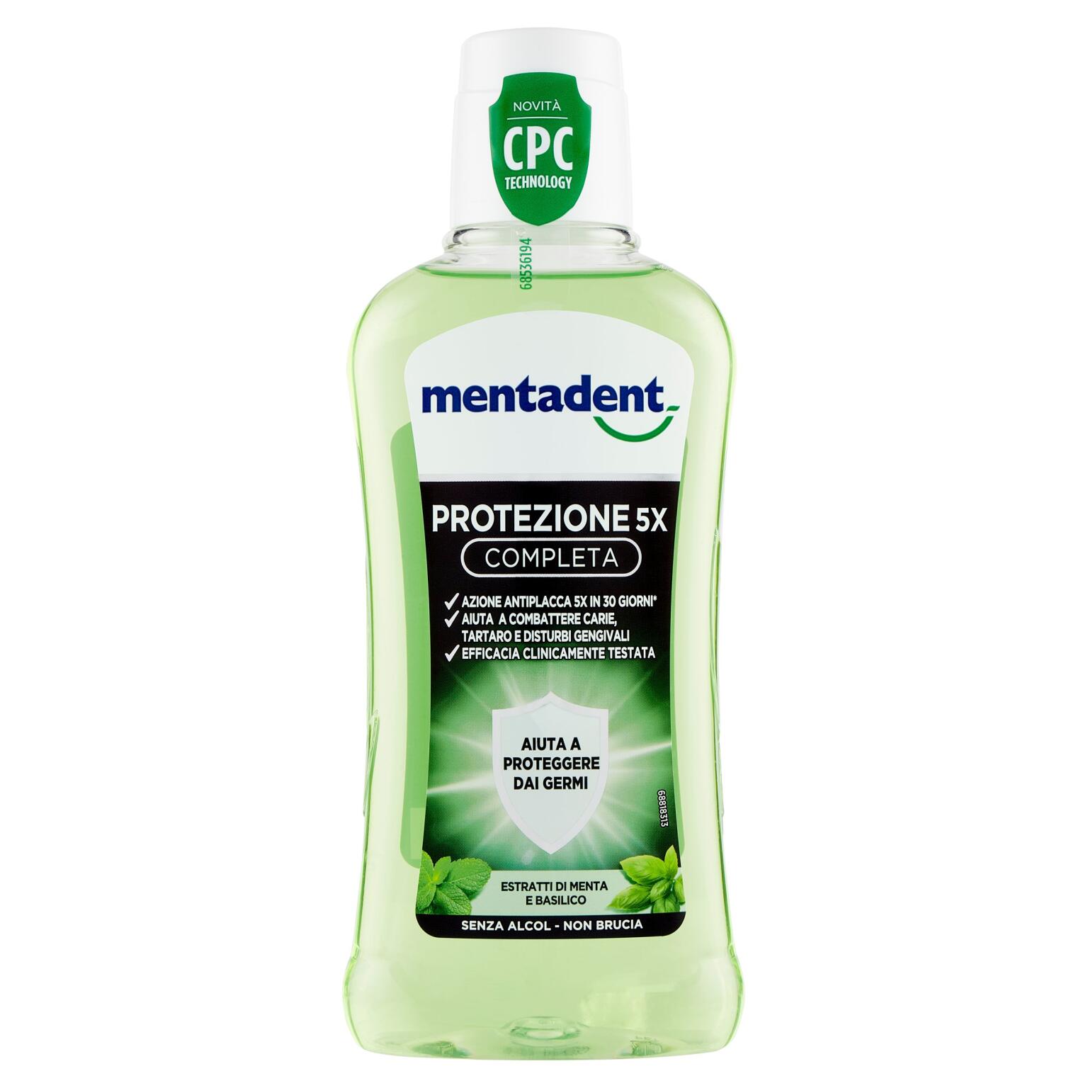 Mentadent collutorio 400ml completa